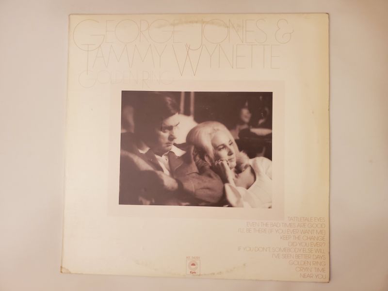 George Jones & Tammy Wynette Golden Ring vinyl record